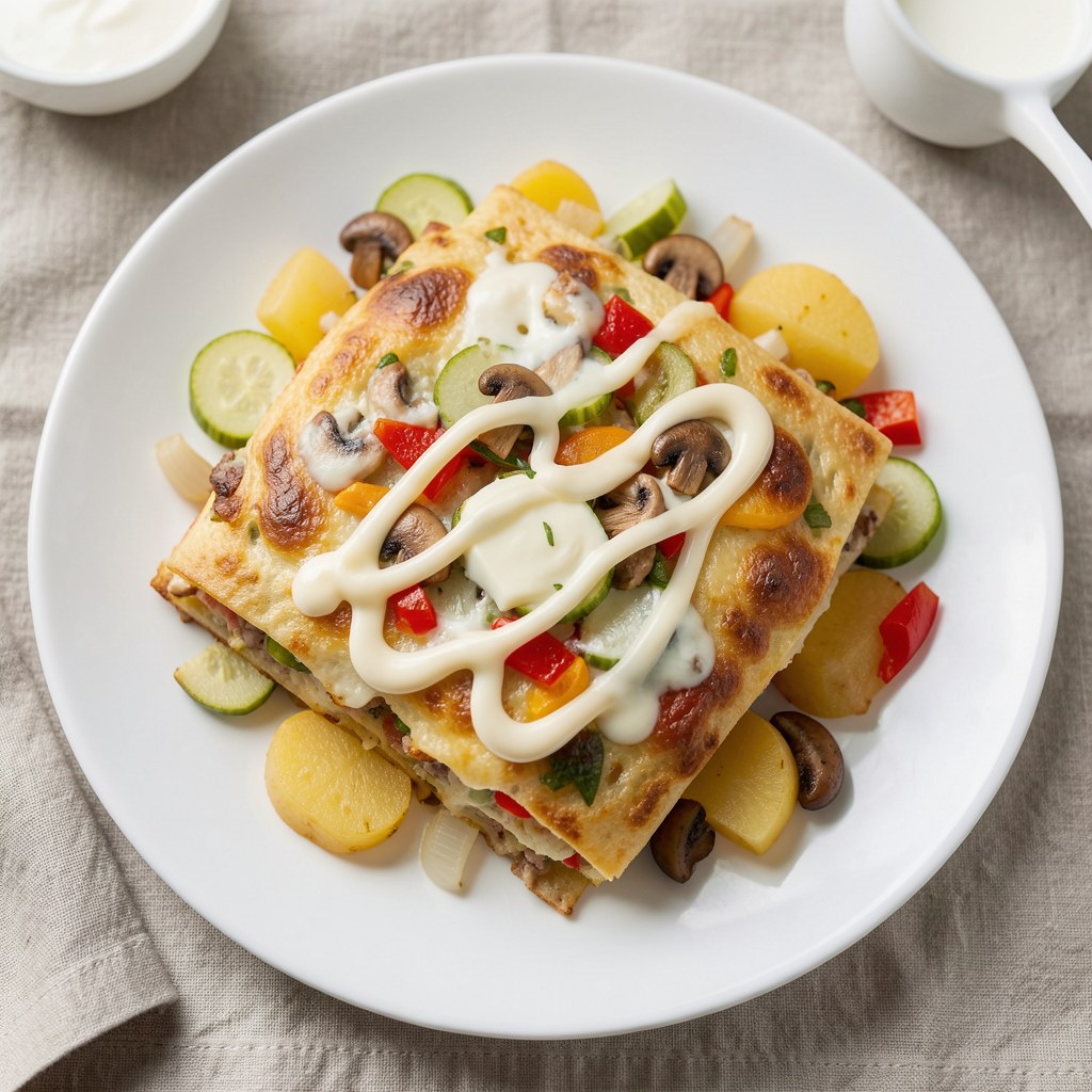 Zapiekanka ziemniaczana z wątróbką