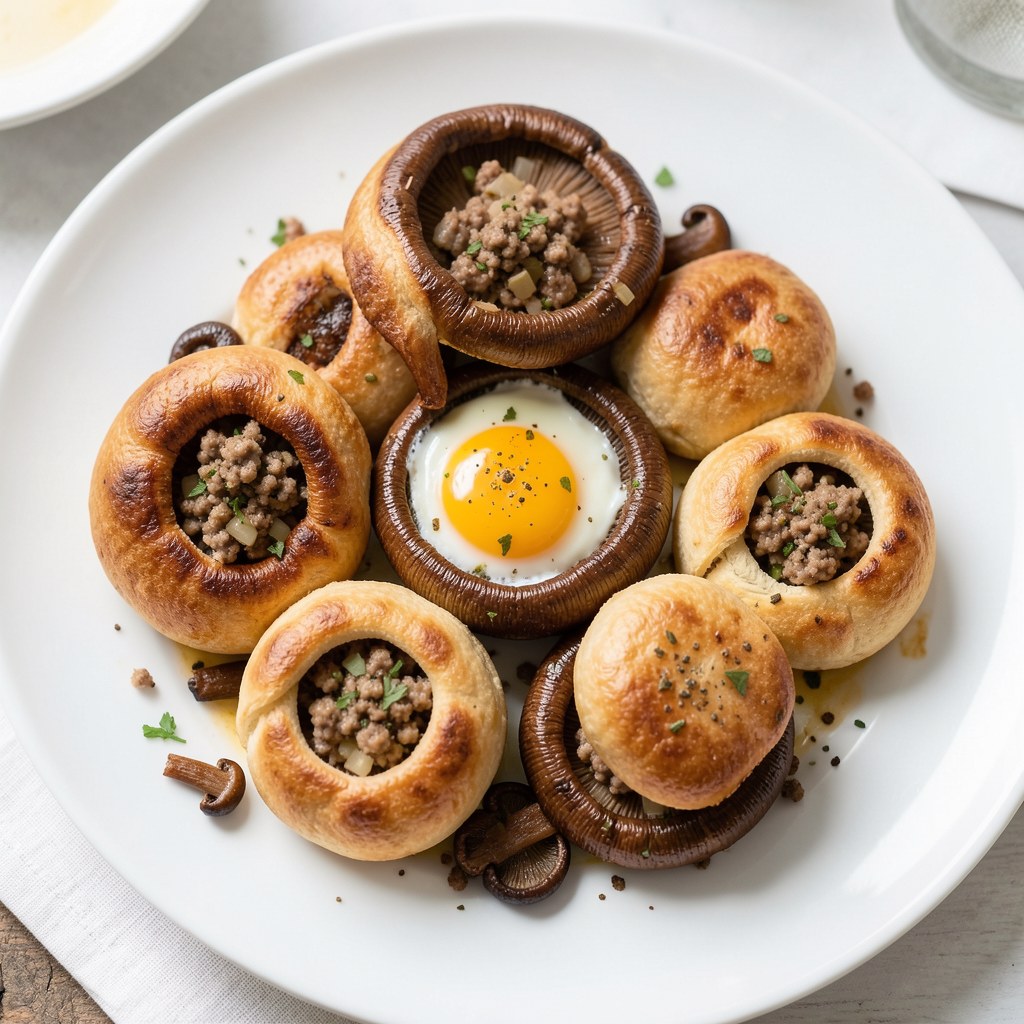 Nadziewane pieczarki