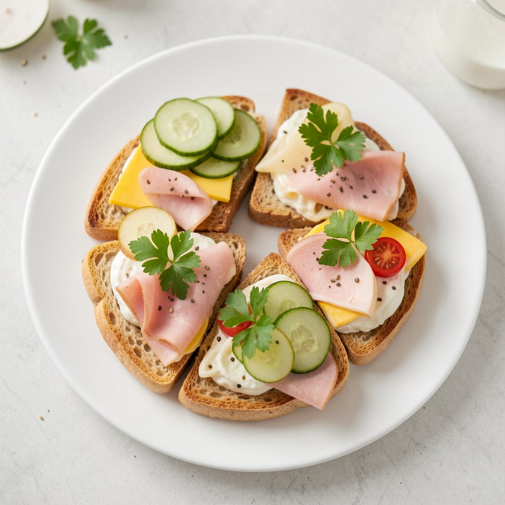 Kanapki z chleba razowego