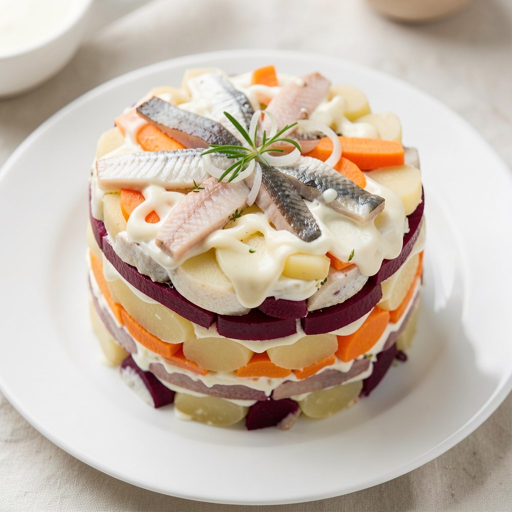 Szuba - sałatka warstwowa