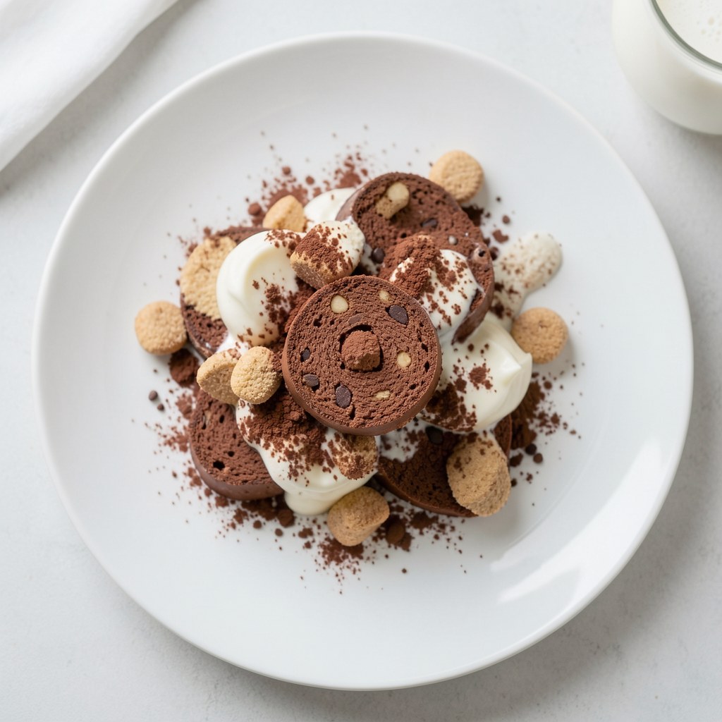 Czekoladowa kiełbaska-deser