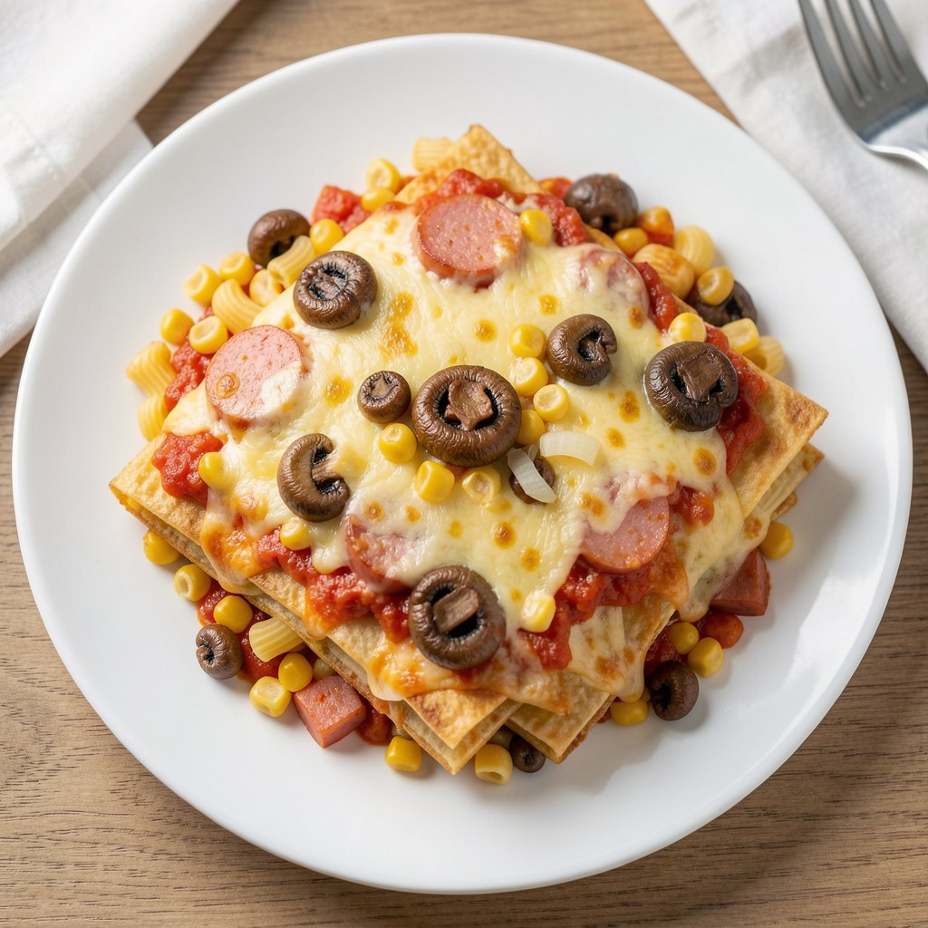 Zapiekanka z kiełbasą