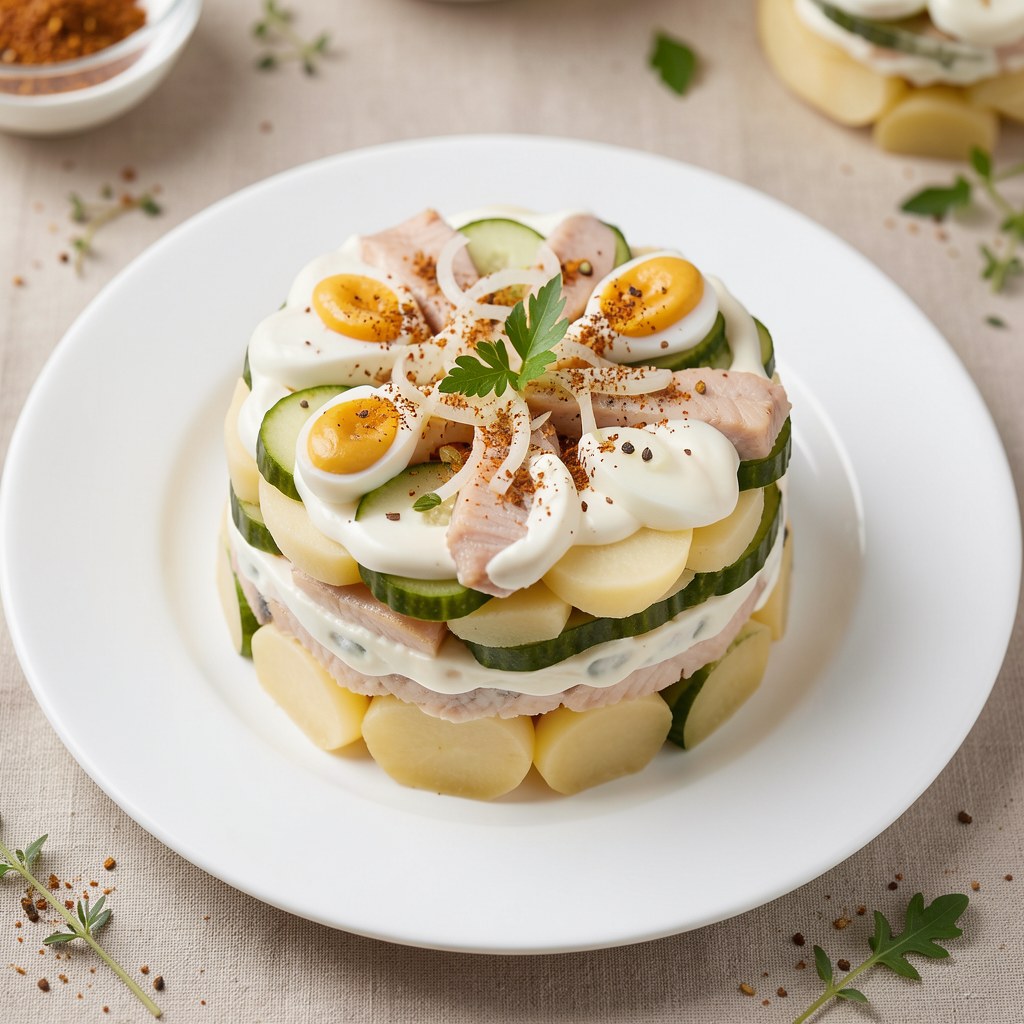 Sałatka śledziowa tradycyjna