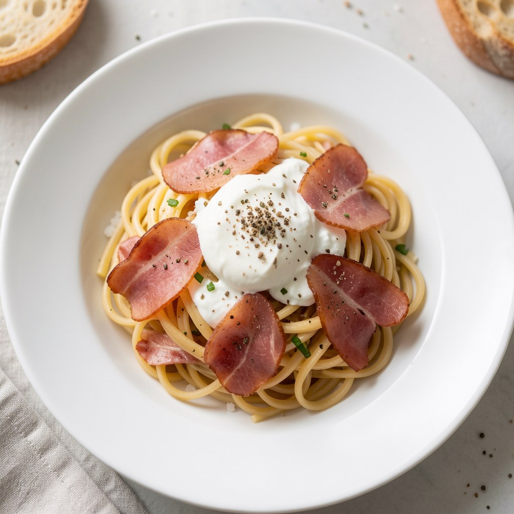 Pasta ze szynką wędzoną