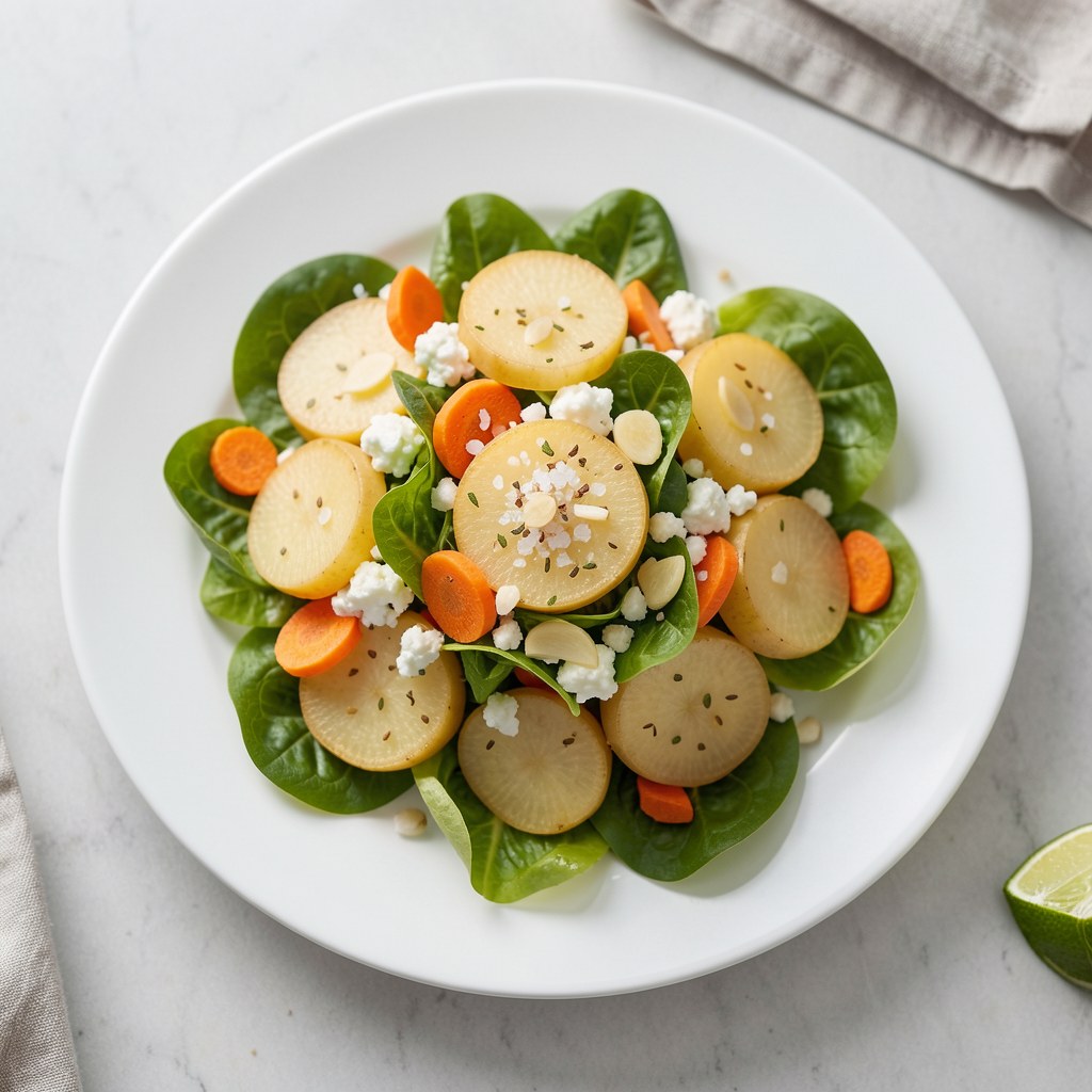 Sałatka z młodych ziemniaków