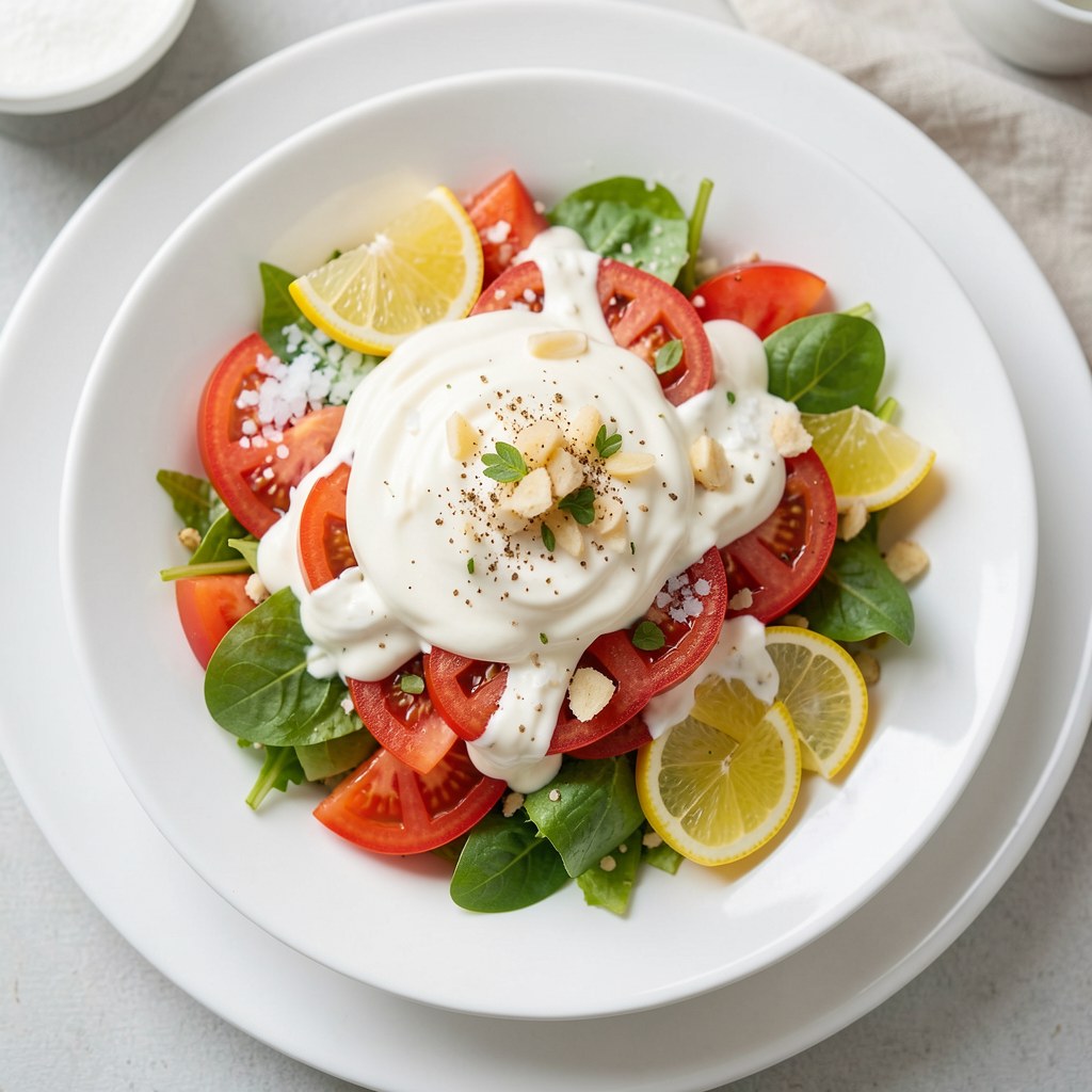 Dressing pomidorowo - czosnkowy