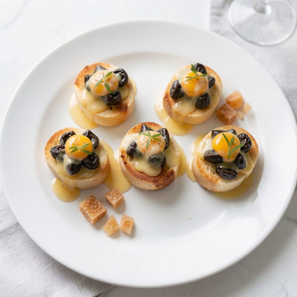 Morele w sosie z wina