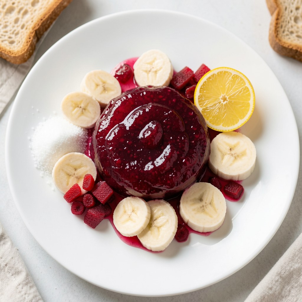 Dżem rabarbarowo-bananowy