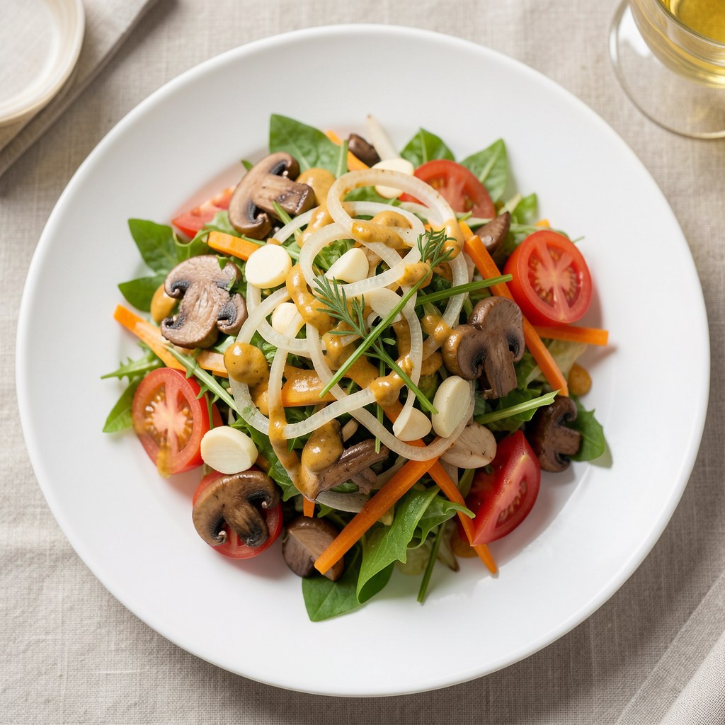 Sałatka koktajlowa z ciecierzycą