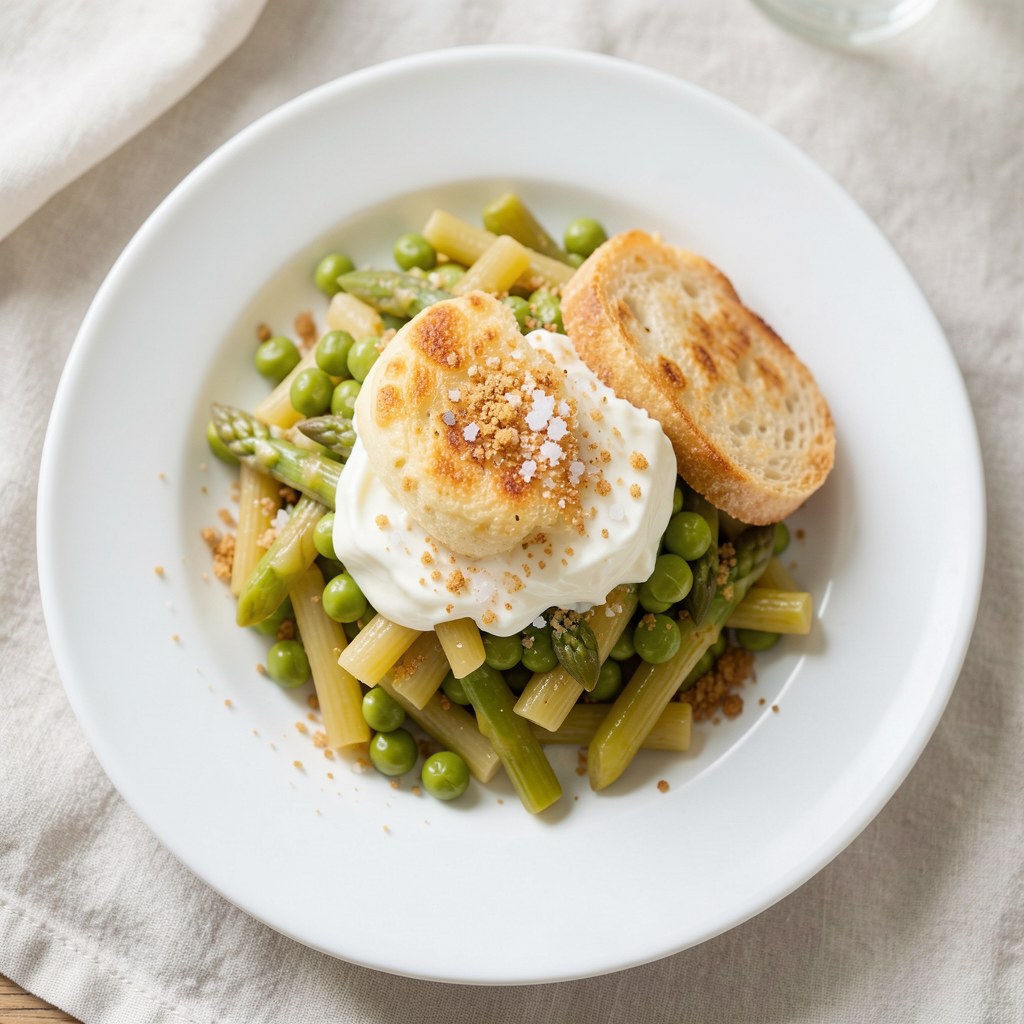 Fasolka szparagowa z masłem i bułką tartą