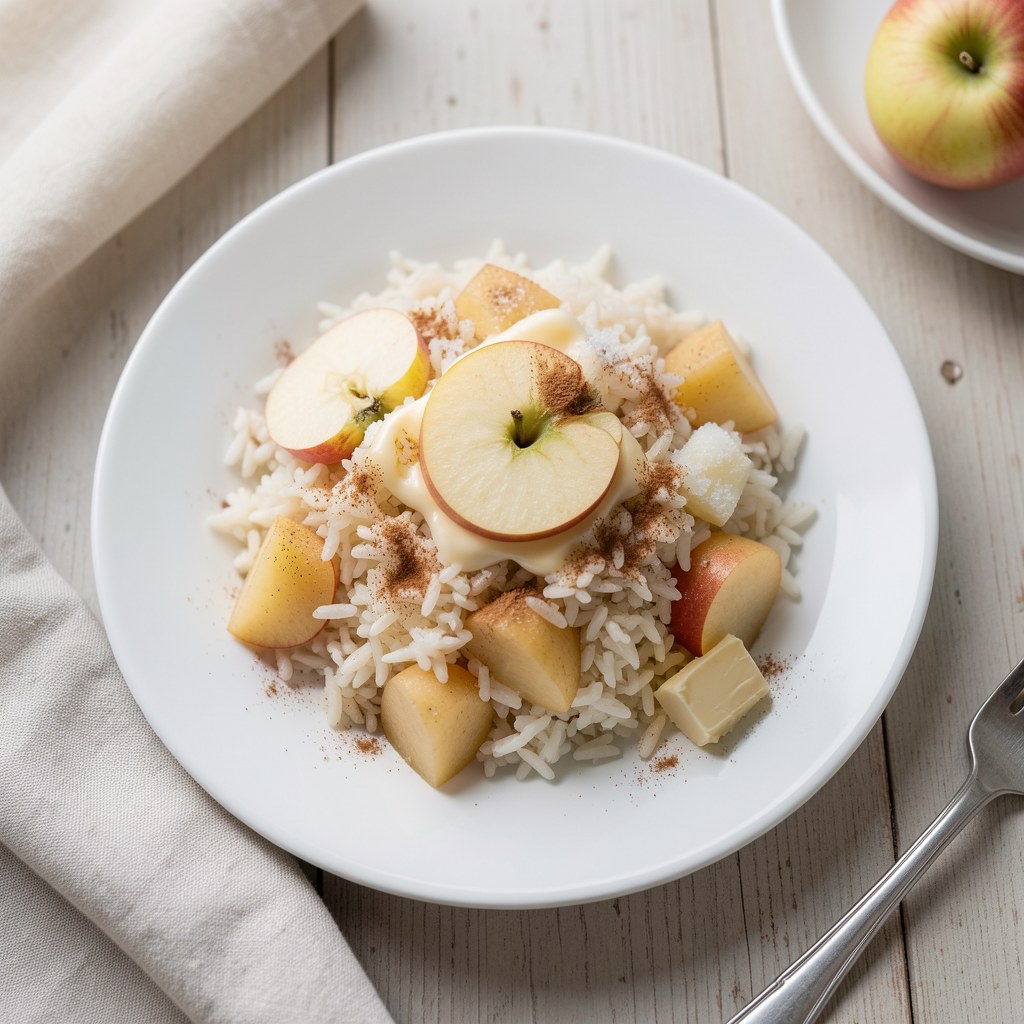 Ryż z jabłkami