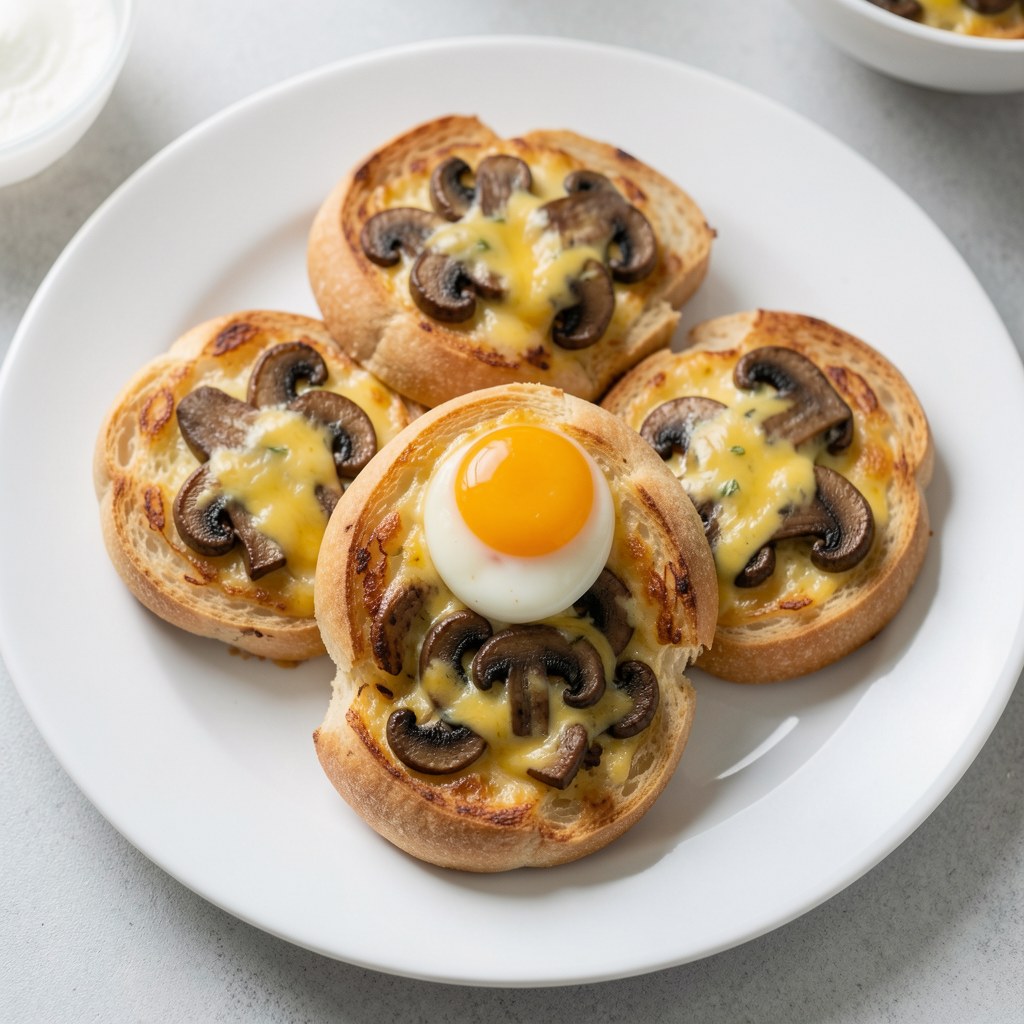 Pieczarki pod pierzynką