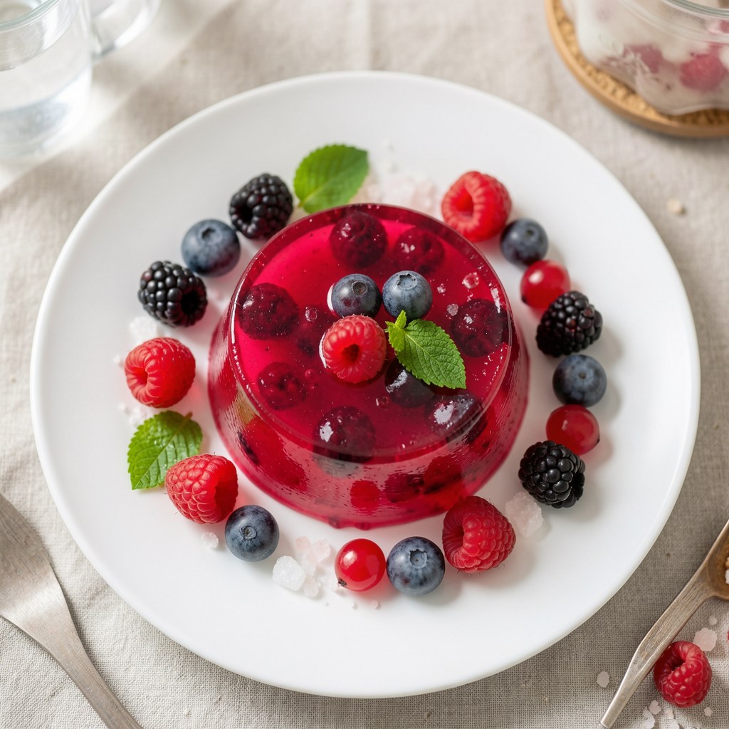 Galaretka agrestowo-truskawkowa