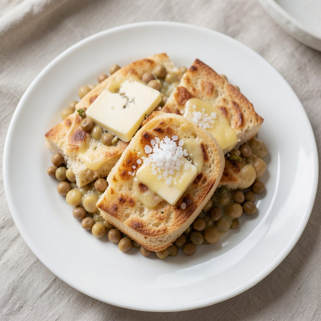 Bób z bułką tartą