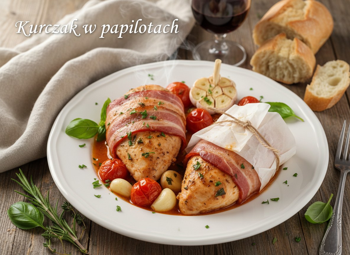 Kurczak w papilotach