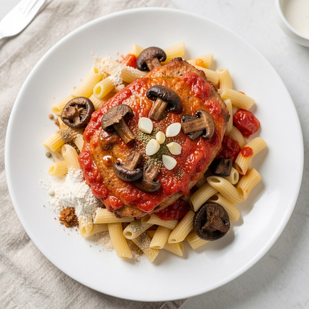 Karkówka z pieczarkami Eli