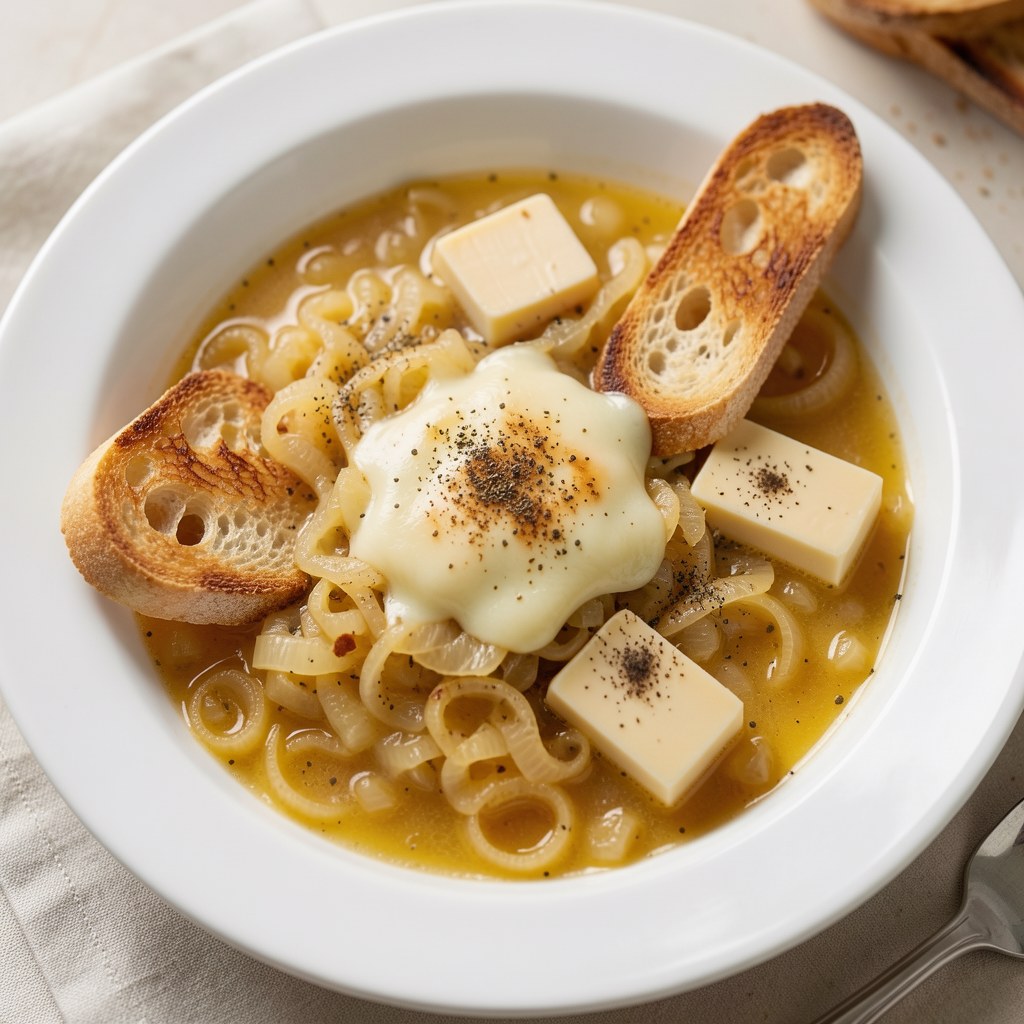 Zupa francuska cebulowa