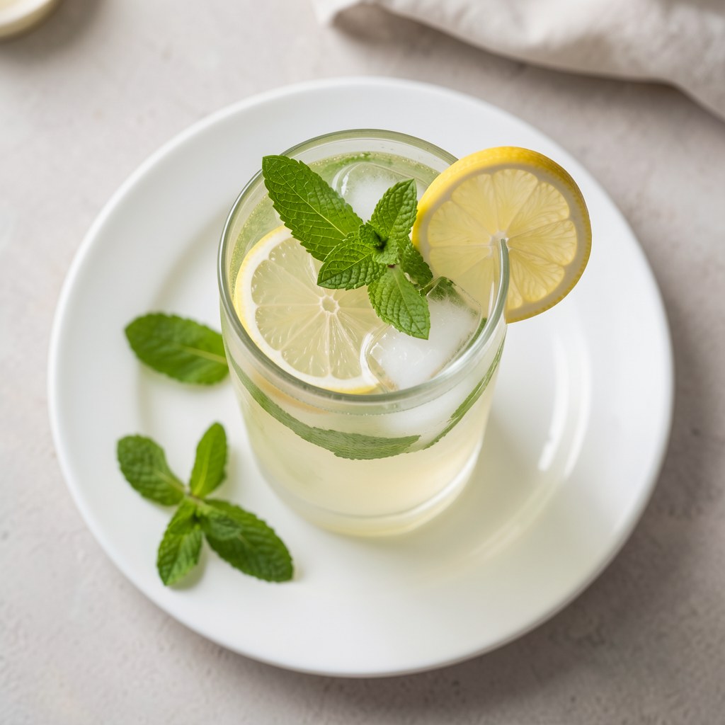 Koktajl cytrynowo-miętowy
