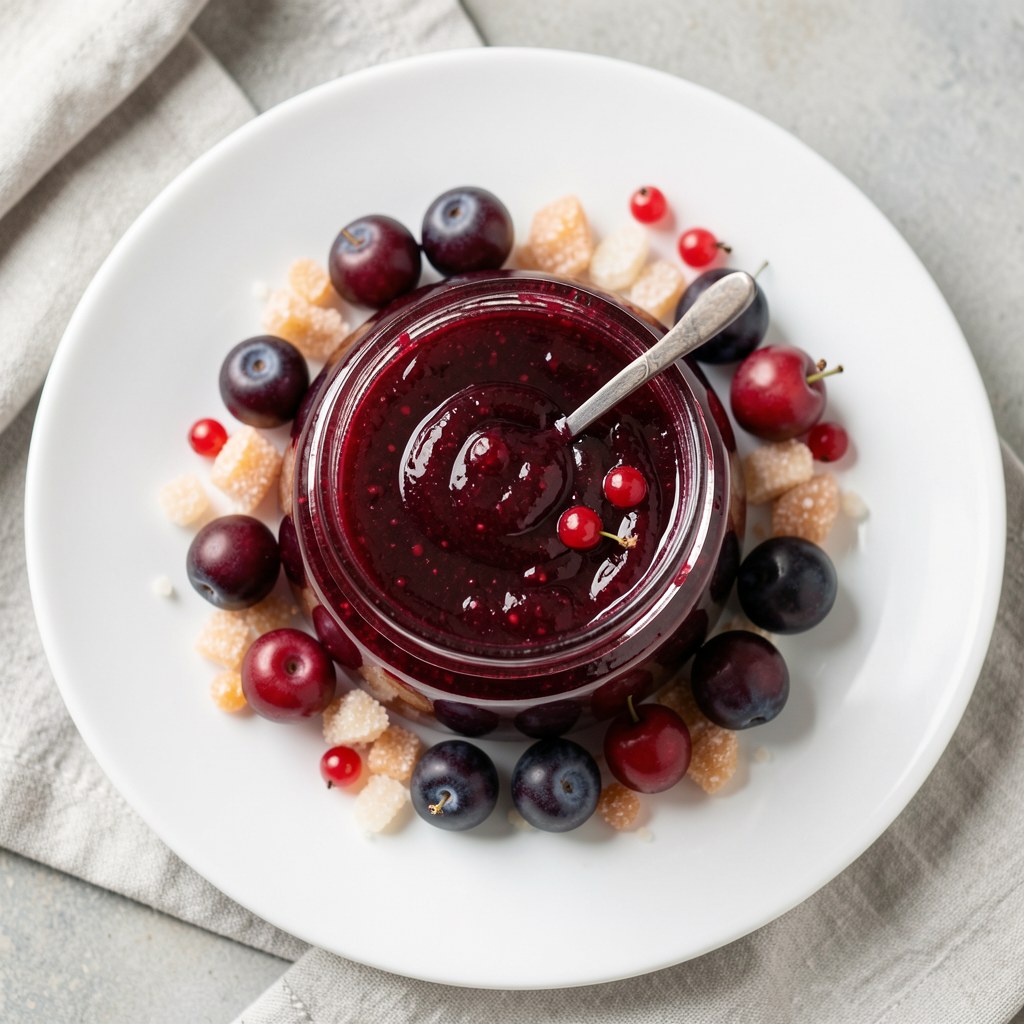 Dżem wiśniowo agrestowy