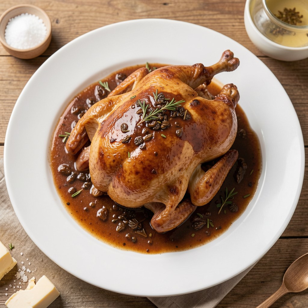 Kaczka z sosem brunatnym