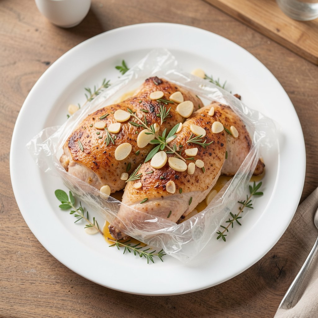 Piersi indycze z czosnkiem po prowansalsku