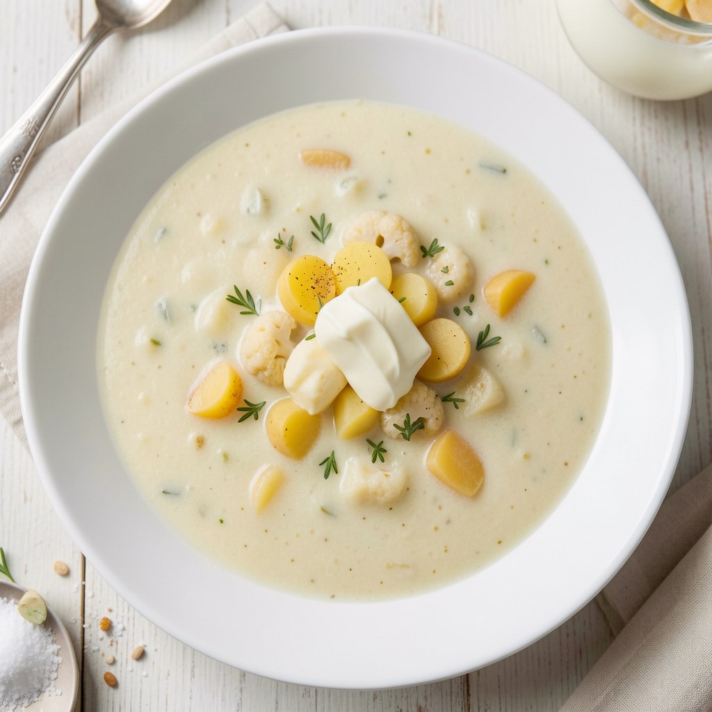 Zupa kalafiorowo-ziemniaczana