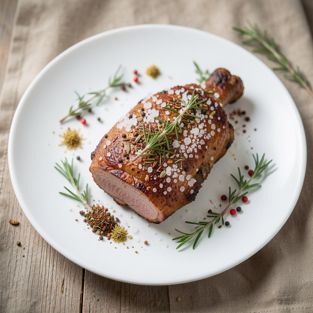 Karczek pieczony w soli