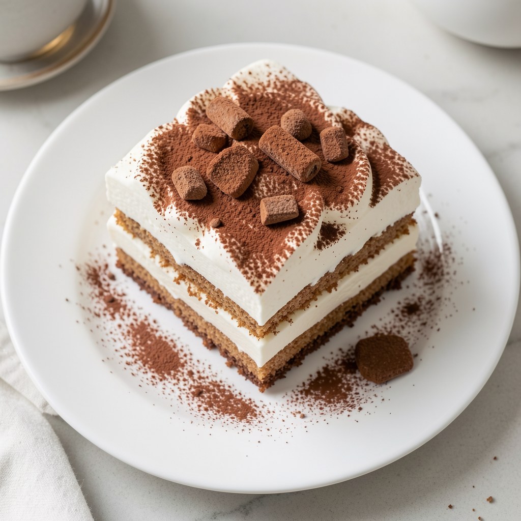 Tiramisu ze śmietaną