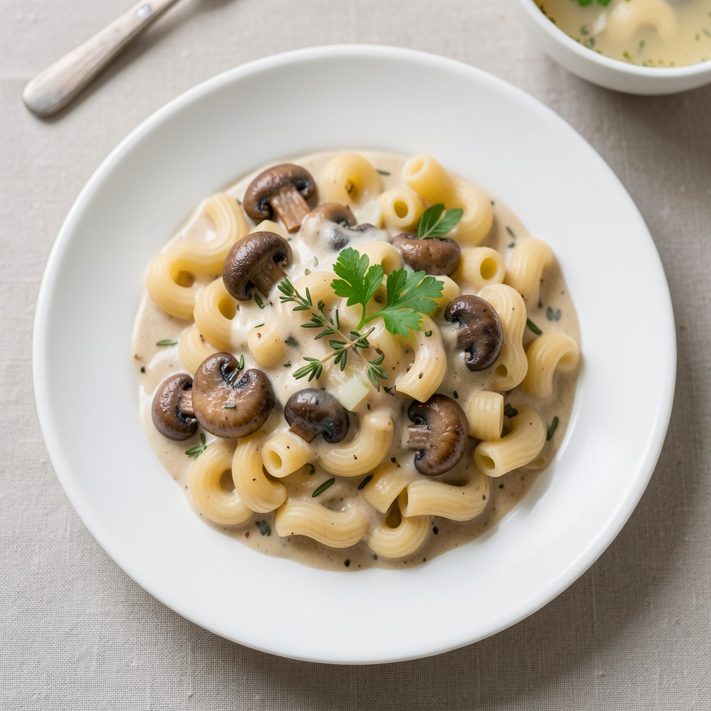 ŚWiderki z sosem pieczarkowym