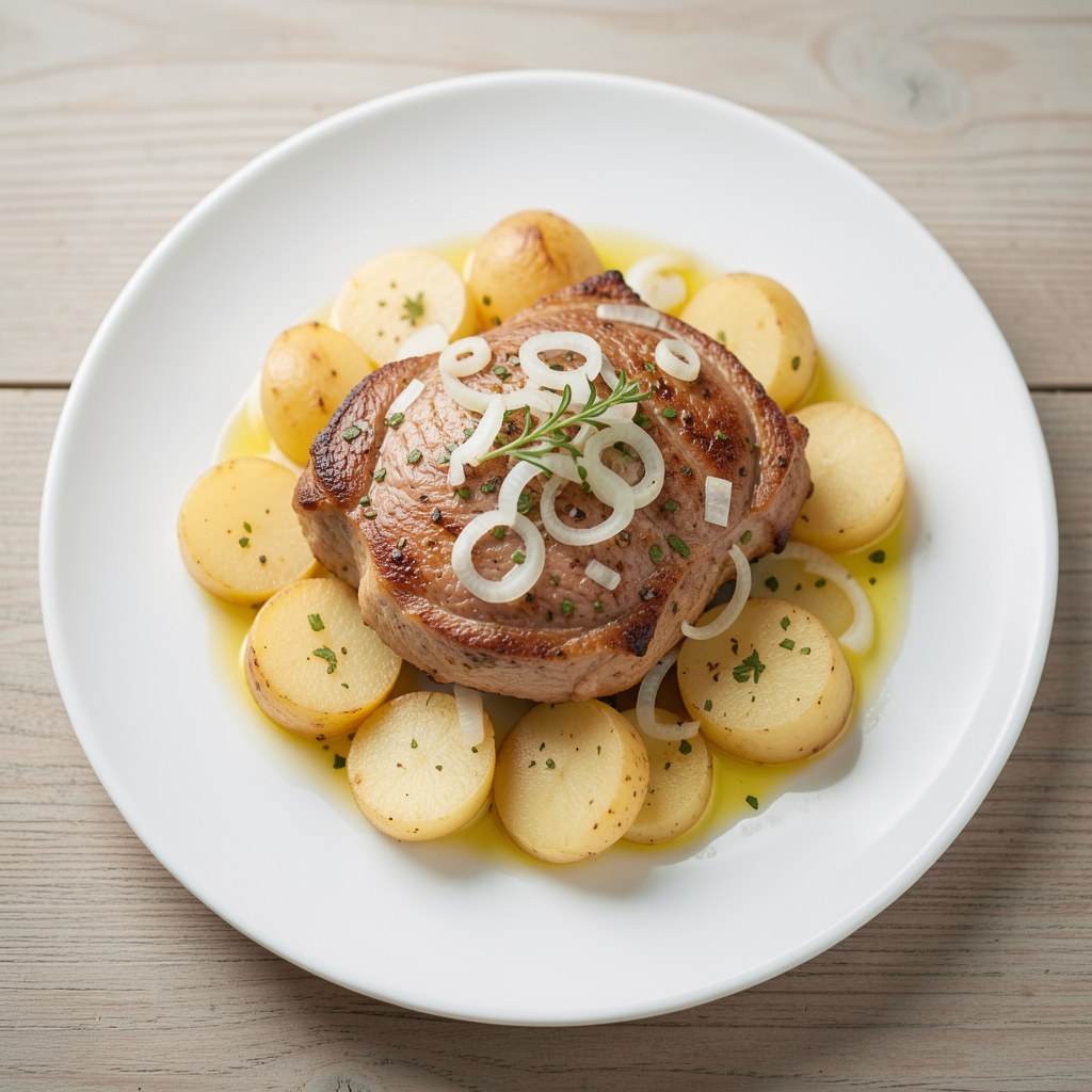 Karkówka z ziemniaczkami