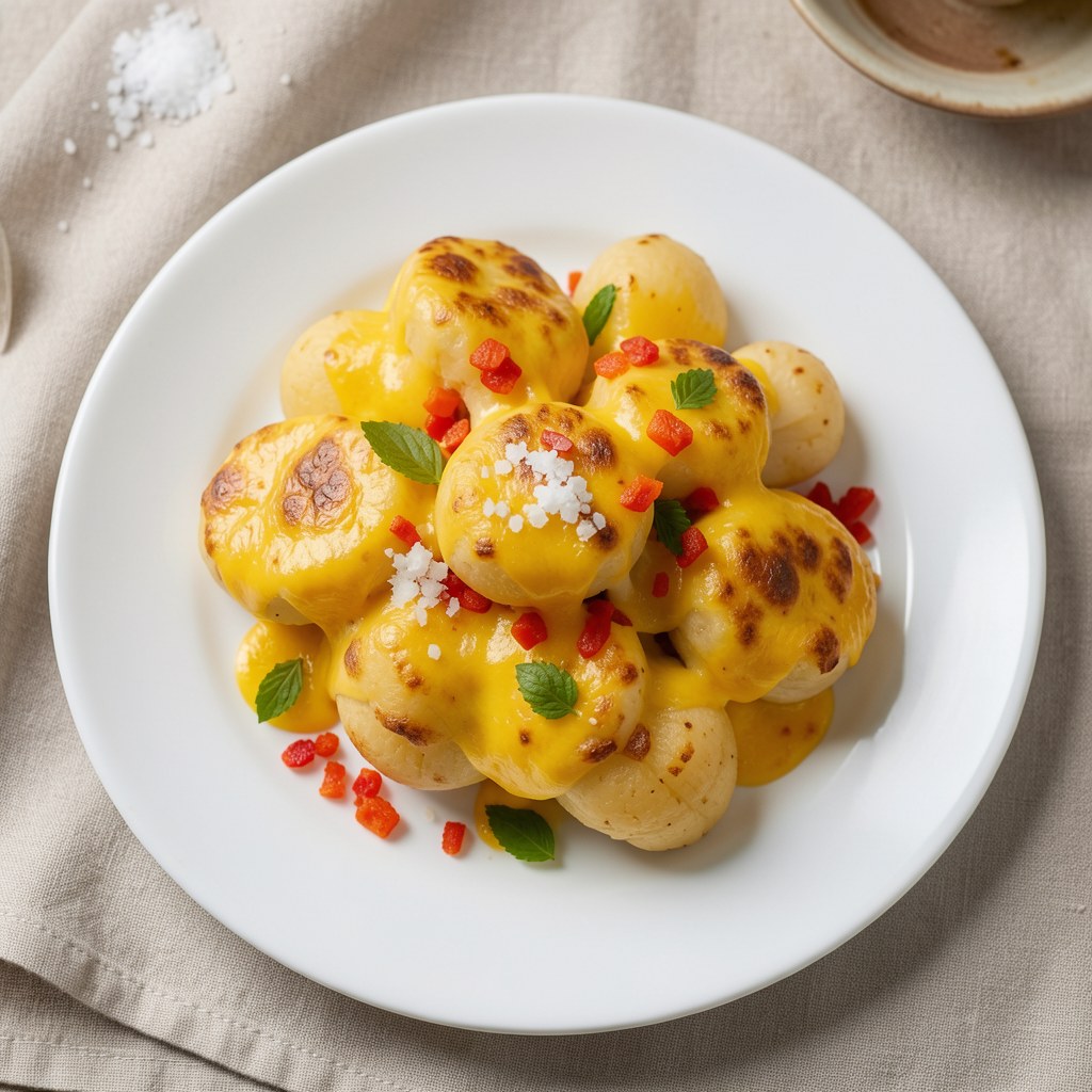 Kalafior zapiekany z żółtym serem