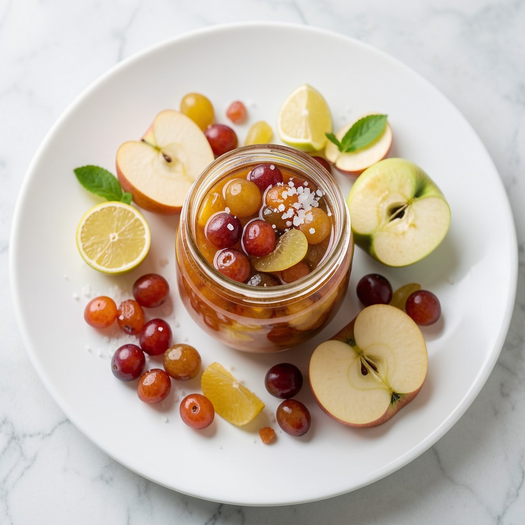 Przecier jabłkowo aroniowy.