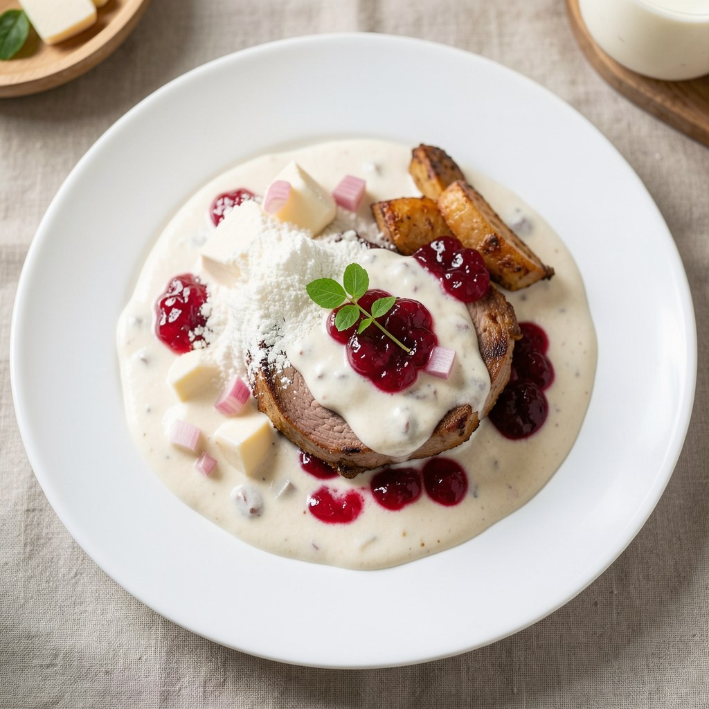 Sos chrzanowo-żurawinowy