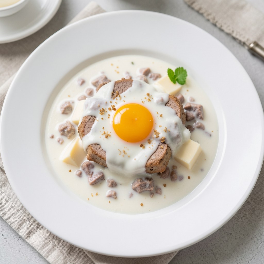 Sos chrzanowy z żółtkiem