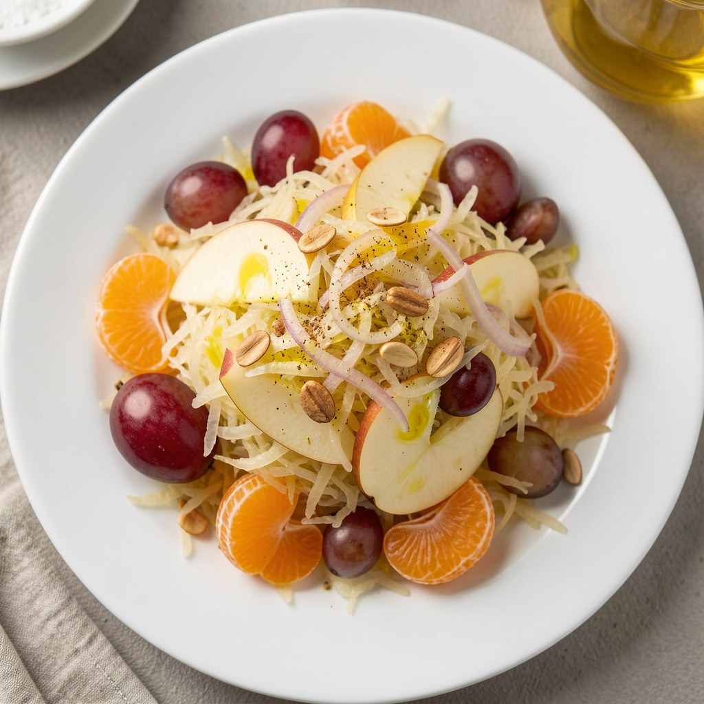 Sałatka z kiszonej kapusty