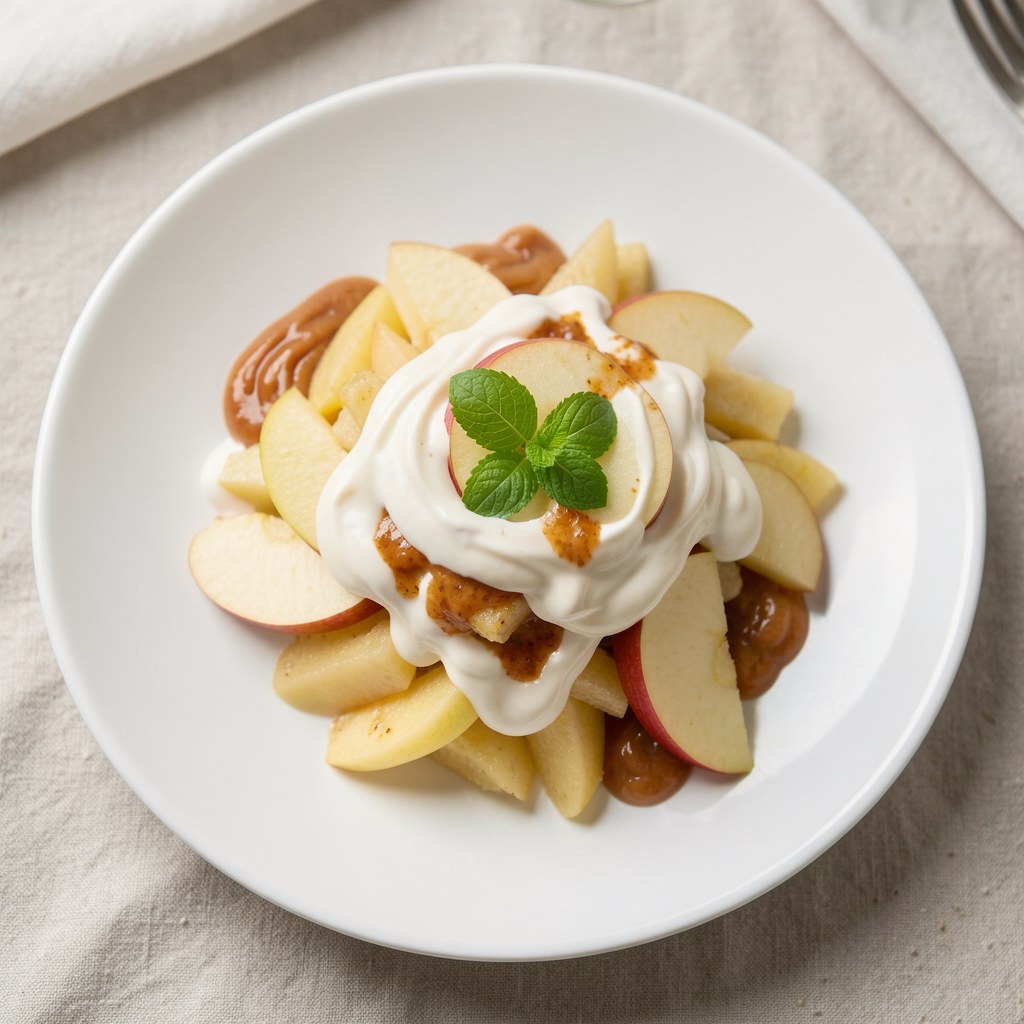 Surówka z pory i jabłka