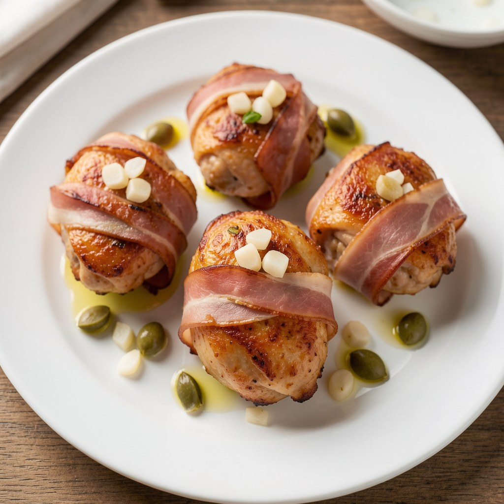 Piersi kurczaka w szynce włoskiej