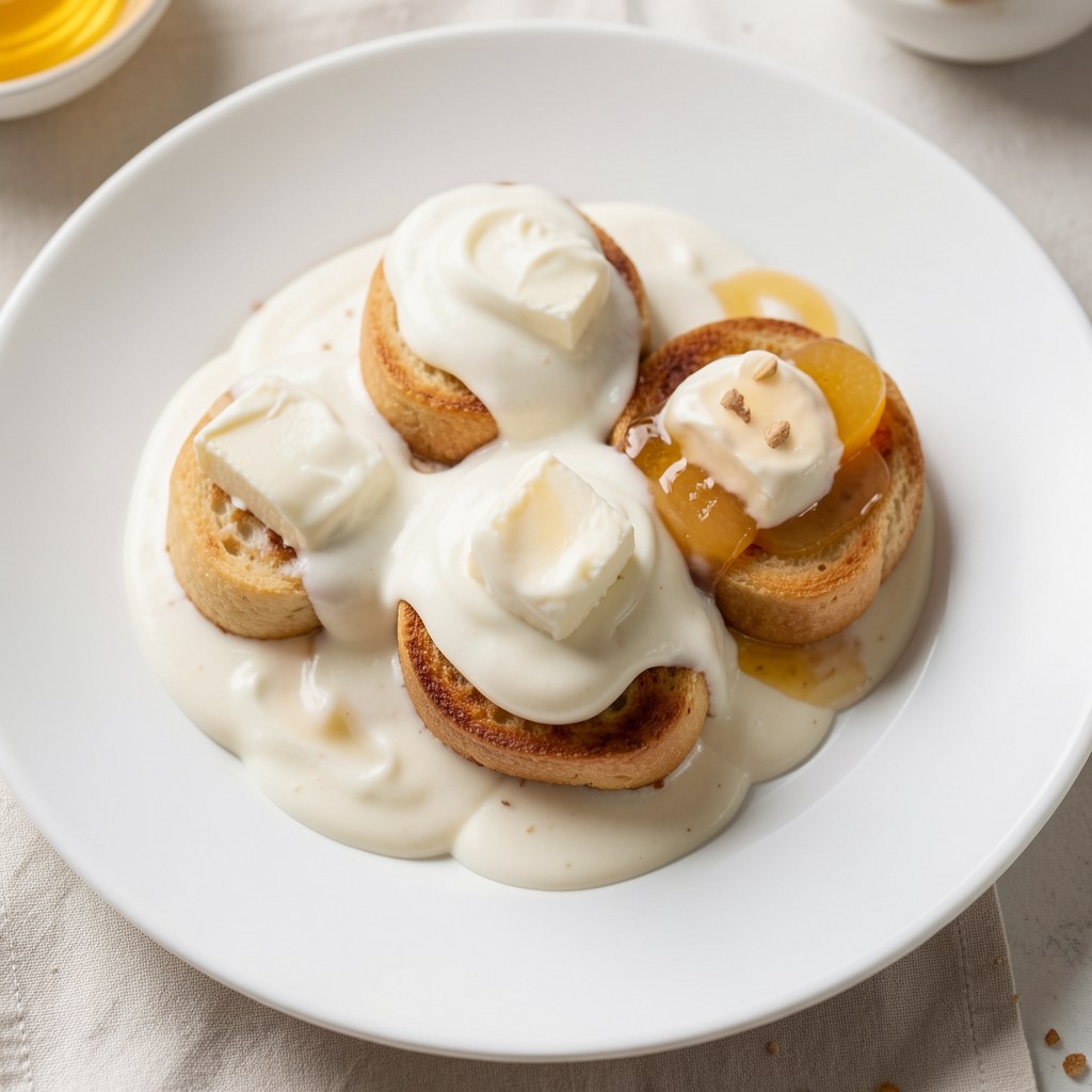 Sos brzoskwiniowy do kluch na parze