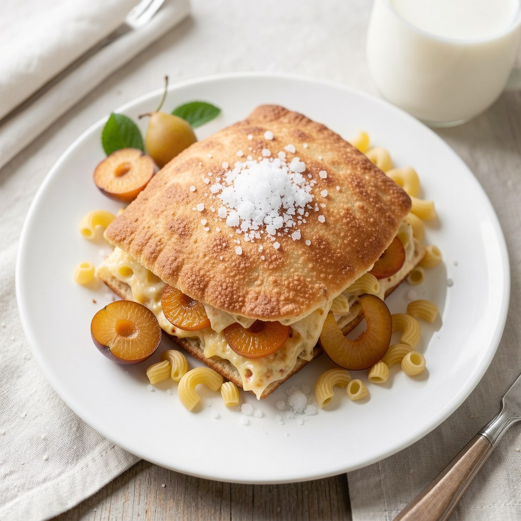 Zapiekanka ze śliwkami