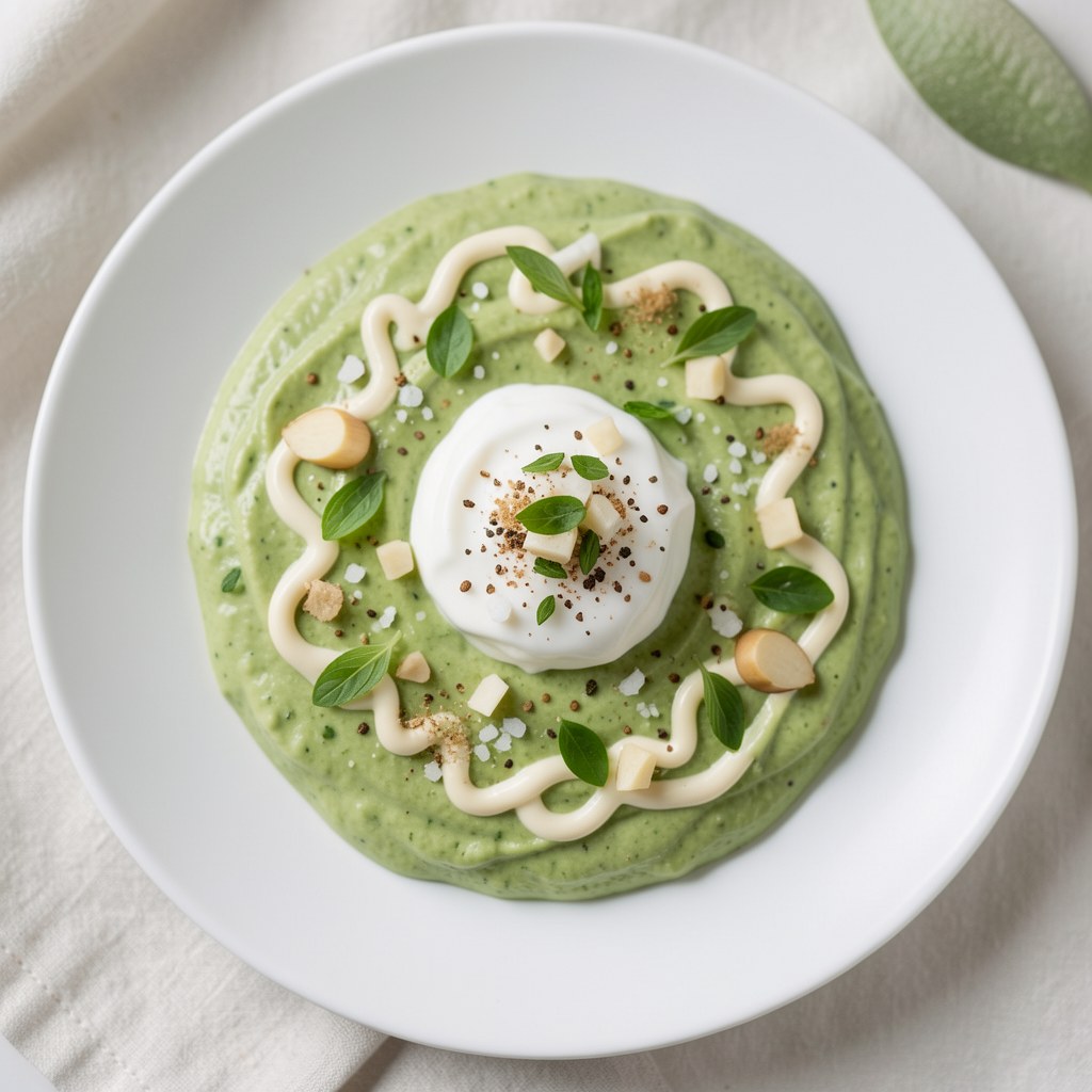 Sos majonezowy zielony