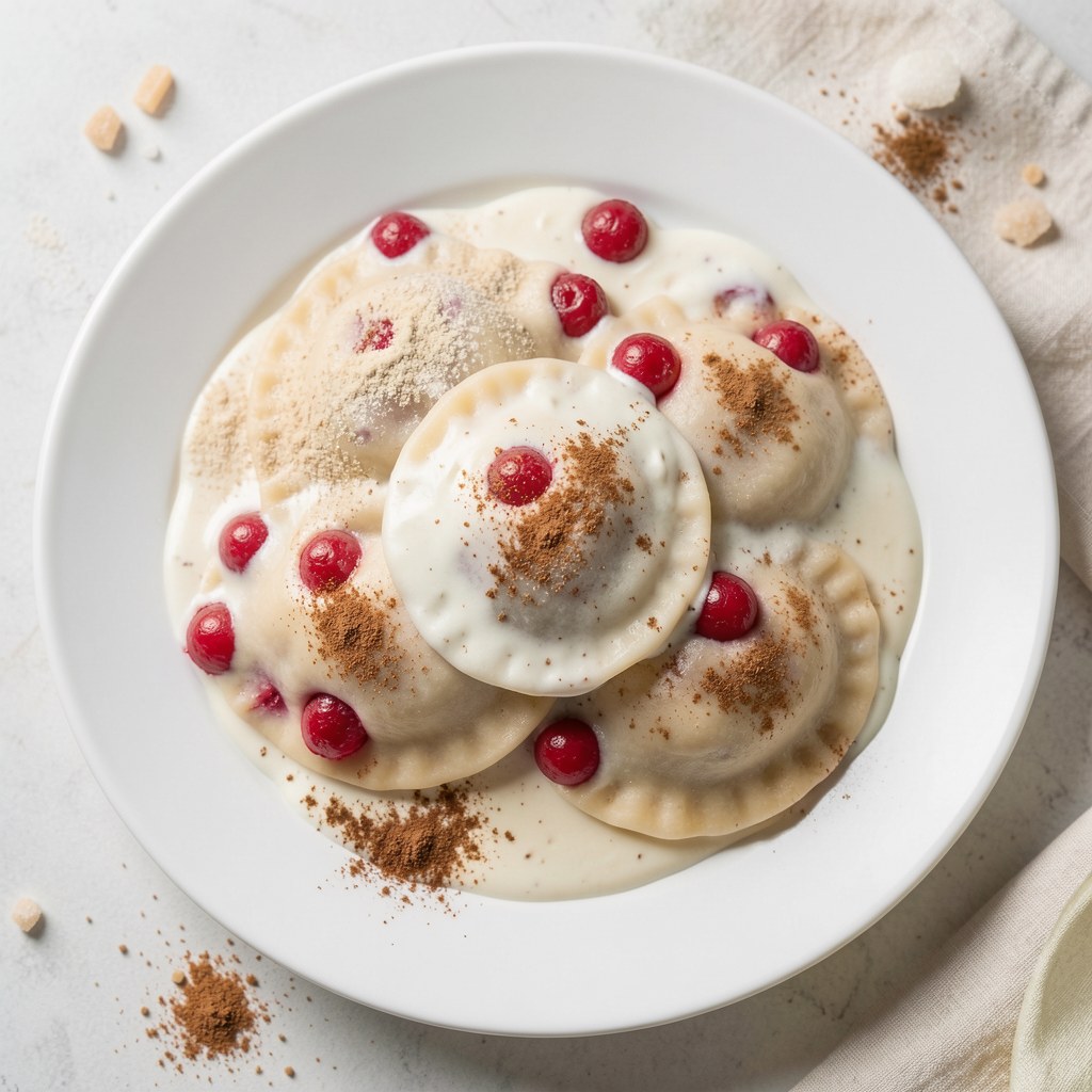 Pierogi z truskawkami