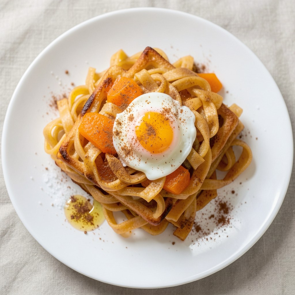 Wstążki zapiekane z dynią