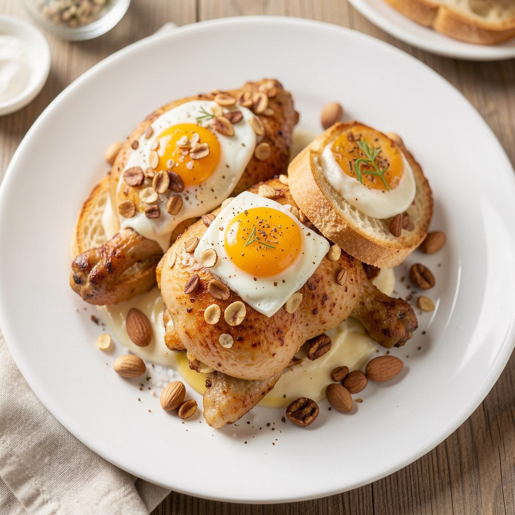 Kurczak nadziewany orzechami