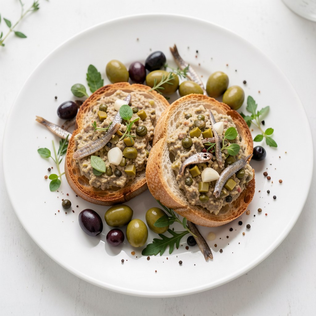Grzanki z tapenadą