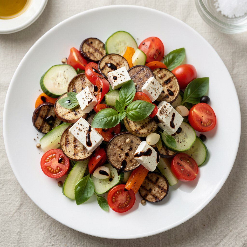 Sałatka z grillowanych warzyw