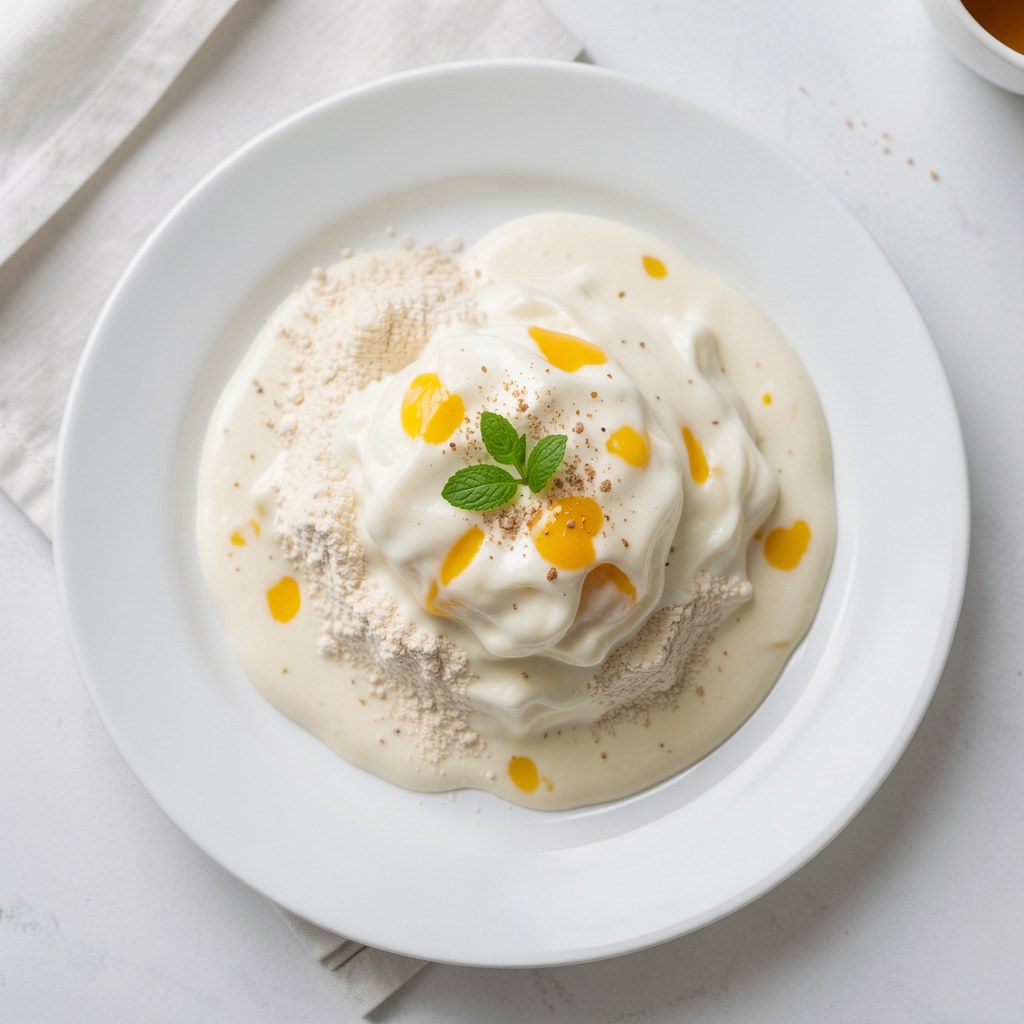 Sos beszamelowy ze śmietaną