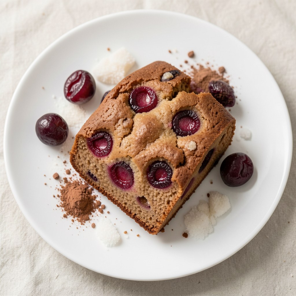 Piernik z wiśniami bez jajek