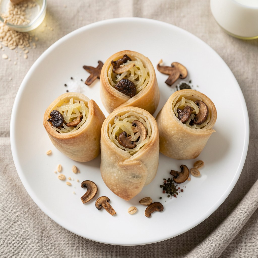 Zawijane paszteciki z kapustą i grzybami