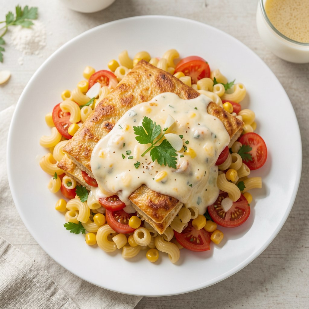 Zapiekanka z makaronu z tuńczykiem