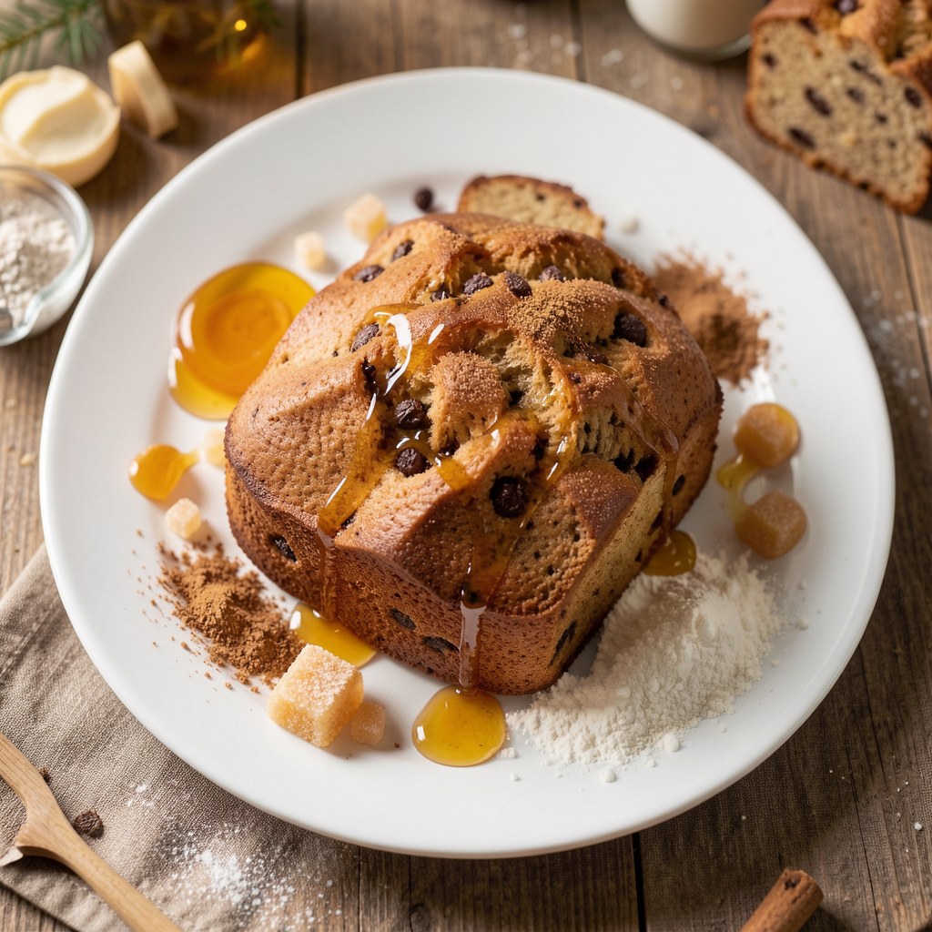 Piernik odstawiony na noc, pieczony rano